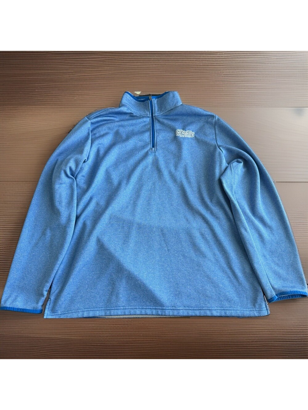 O’Reilly Auto Parts Blue Quarter Zip Sz 2XL Fleece Lined